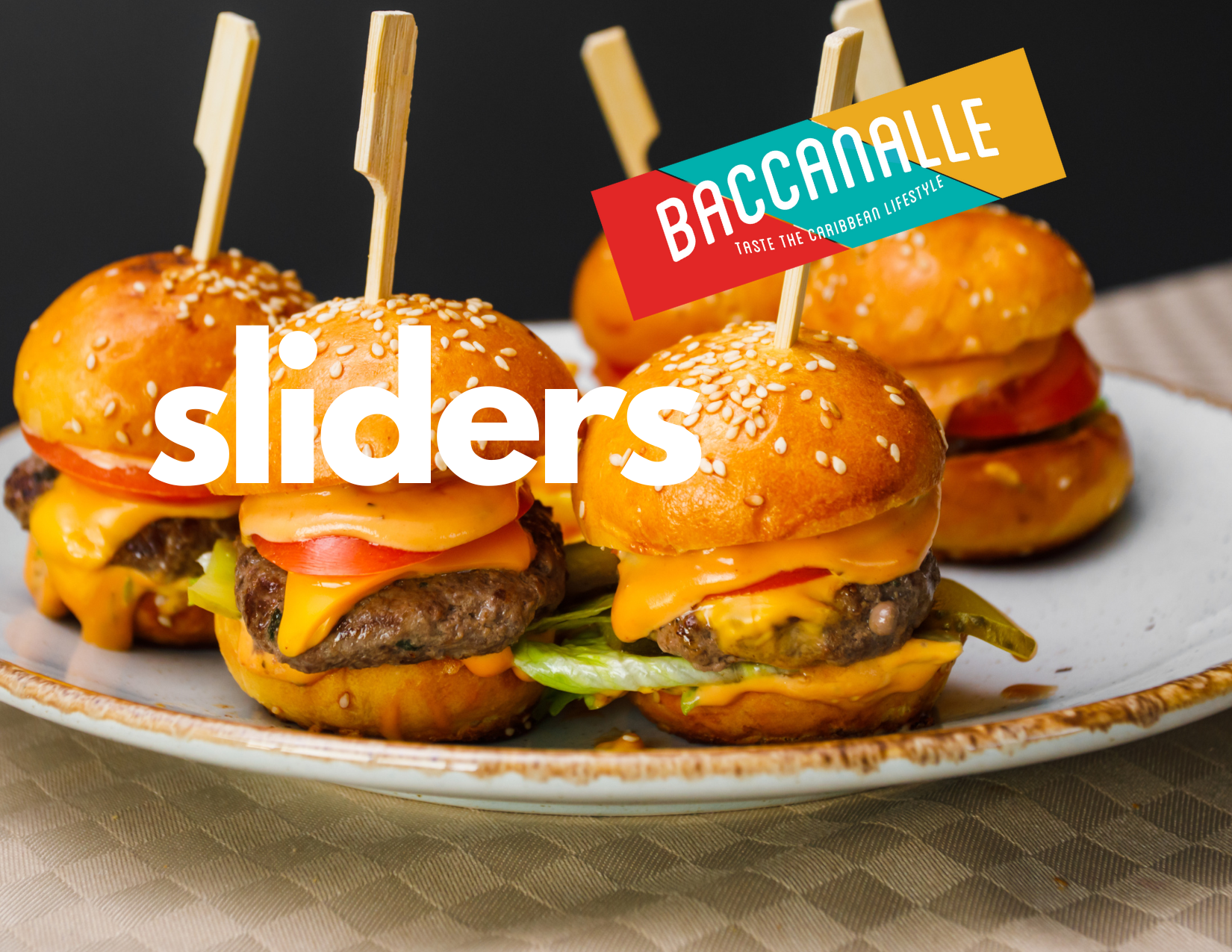 Slider Bar (24 servings) - Beef/Chicken/Fish/Pork/Vegan