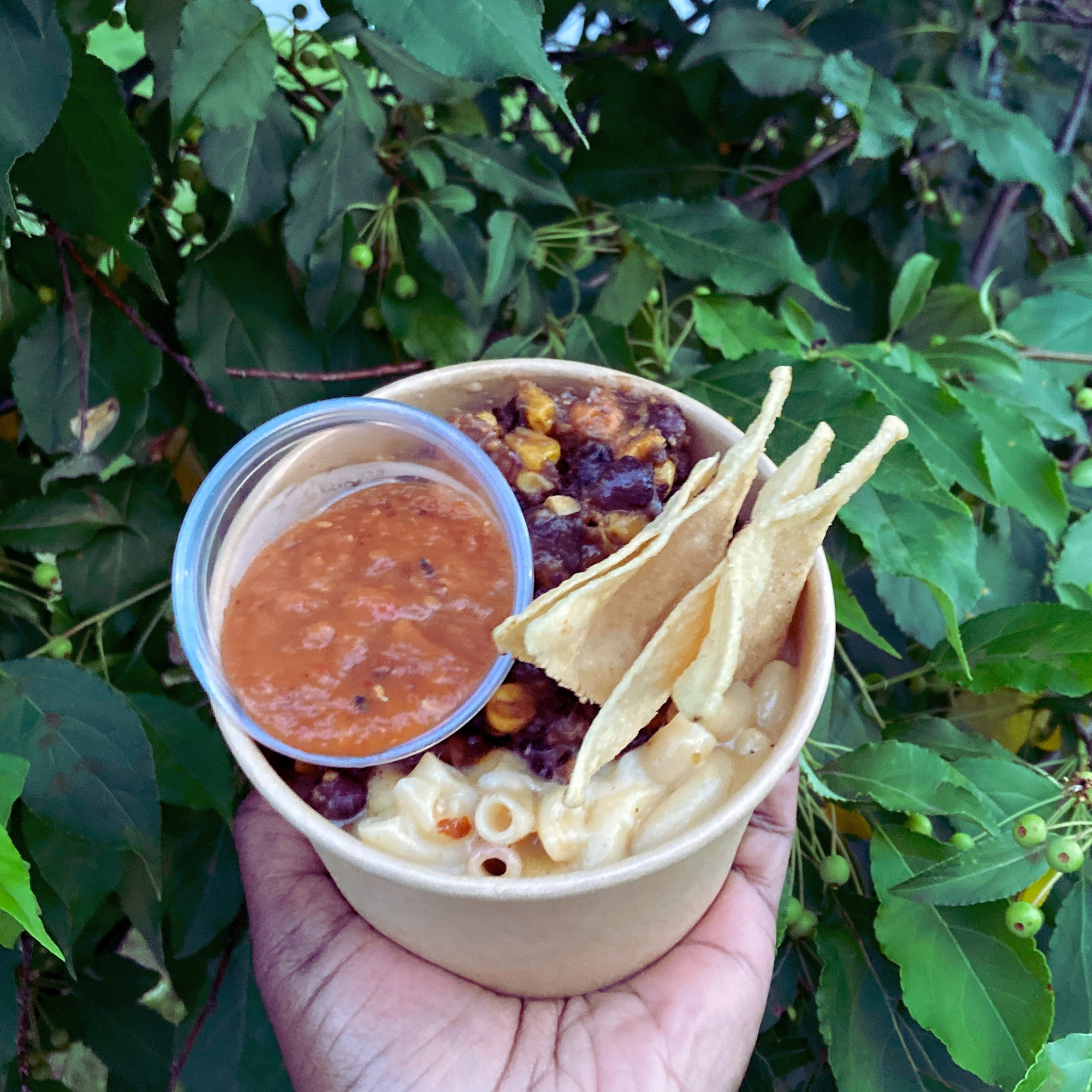 Loaded VEGAN  Caribbean Mac & Cheese Bowl Bar (Minimum 24 servings)