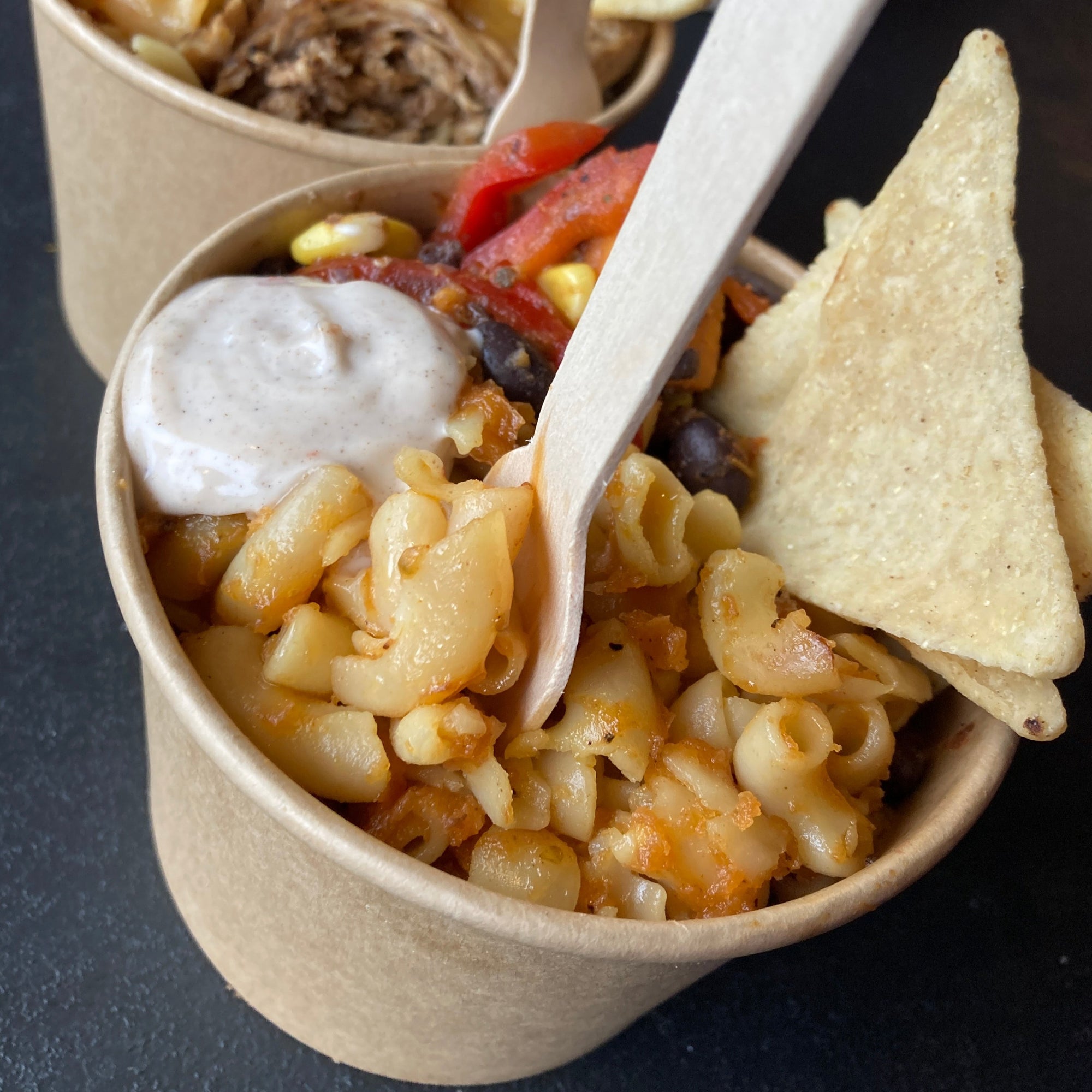 Loaded Caribbean Mac & Cheese Bowl Bar (Min 24 servings)