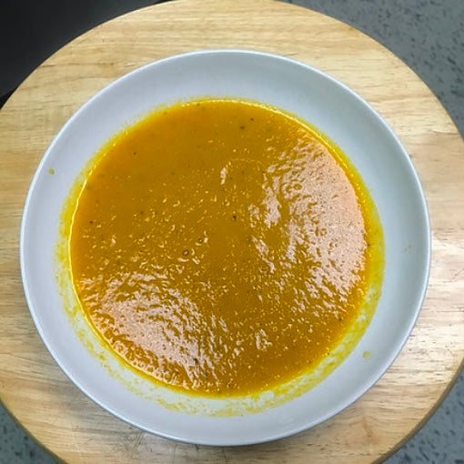 Squash & Sweet Potato Soup (cold/frozen) Vegan, GF