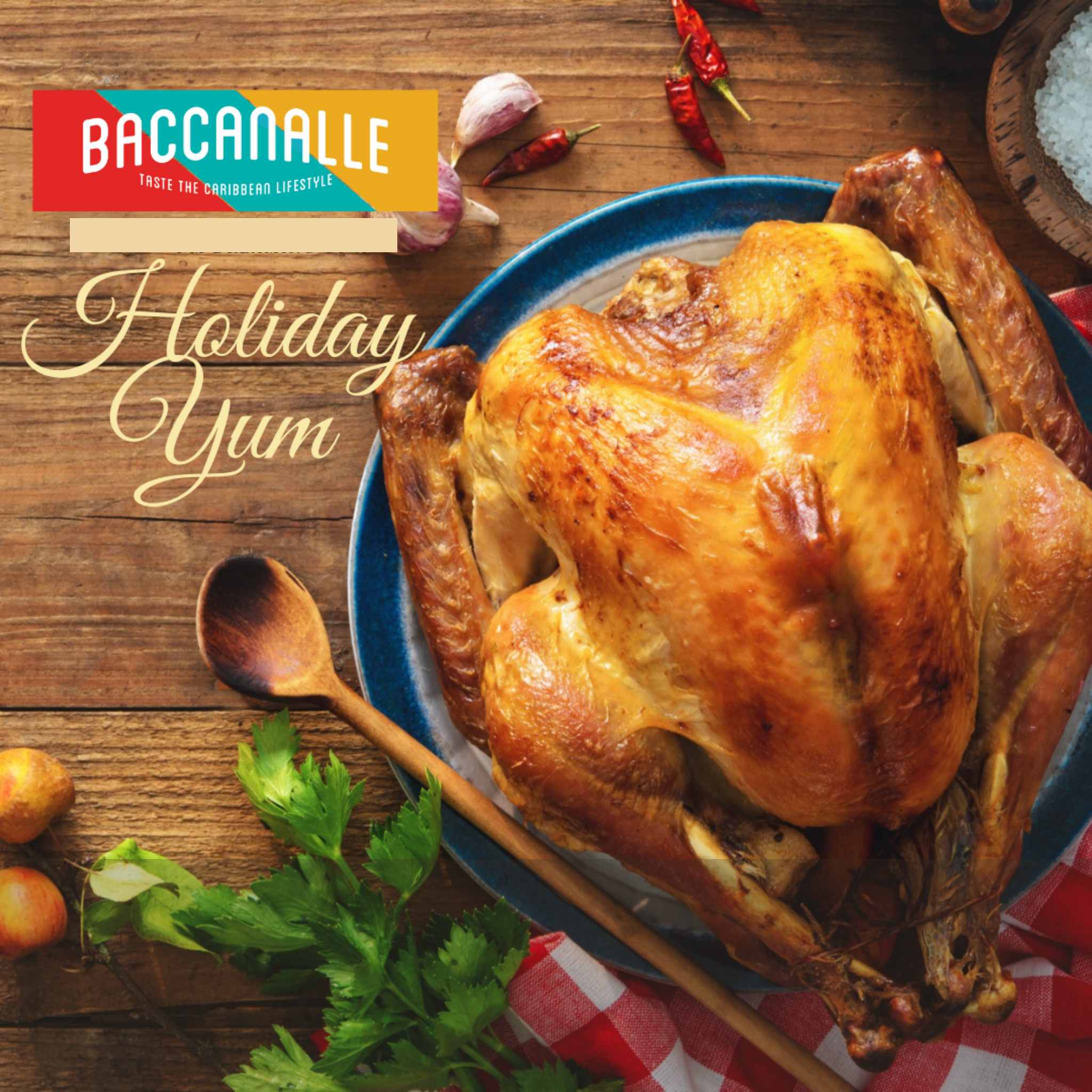 Whole Roasted Apple-spice Turkey Dinner (Serves 8)