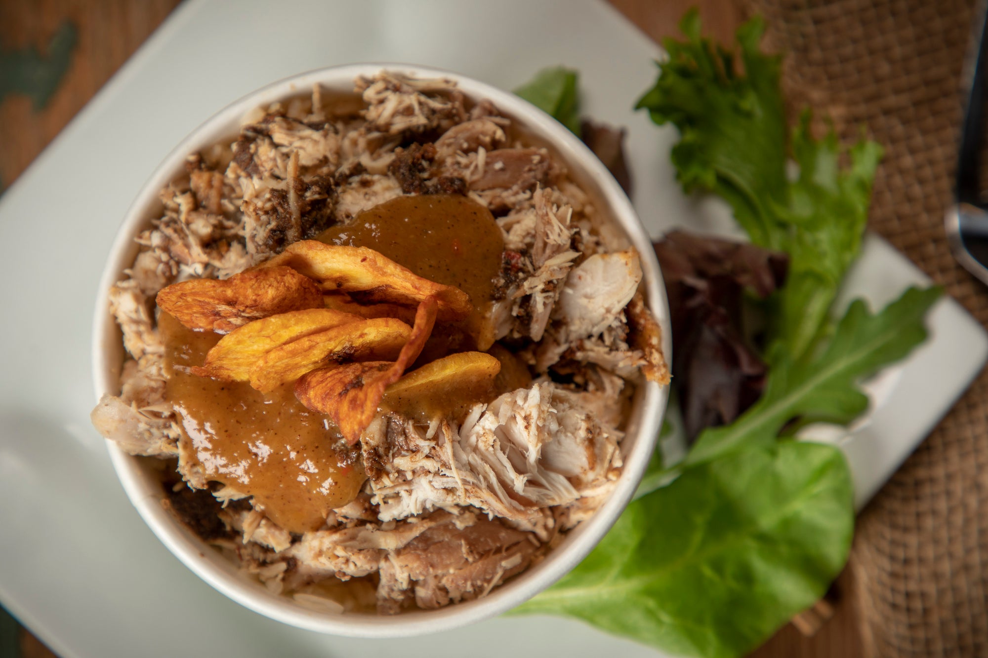 Jerk Chicken/Blackened Chicken/BBQ Chicken Rice Bowl