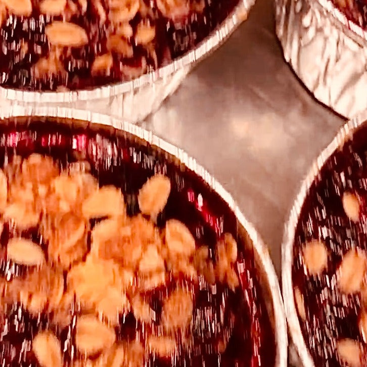 Apple Cherry/Mango-Berry Crisp (Vegan, GF)