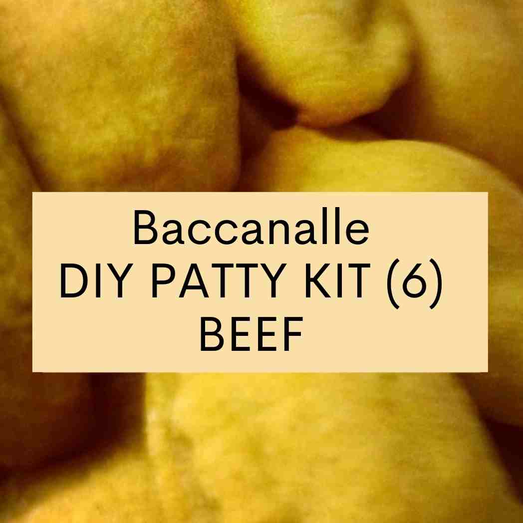 DIY Make Your Own Baccanalle Patties Kit - Beef