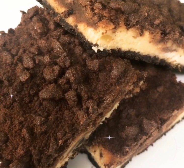 Chocolate Marble Pumpkin Cheesecake Bars